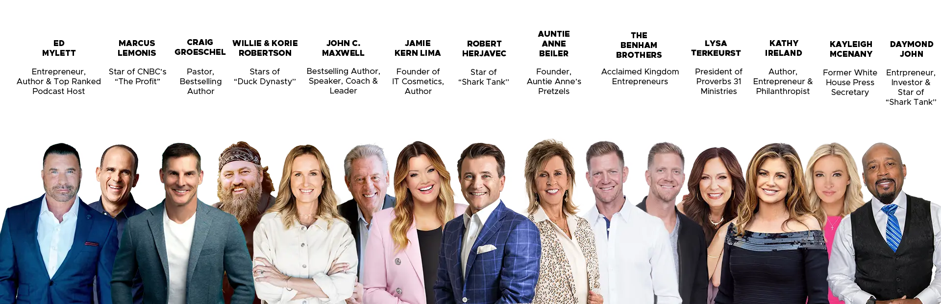 Collage of Life Surge Top Christian Business Speakers