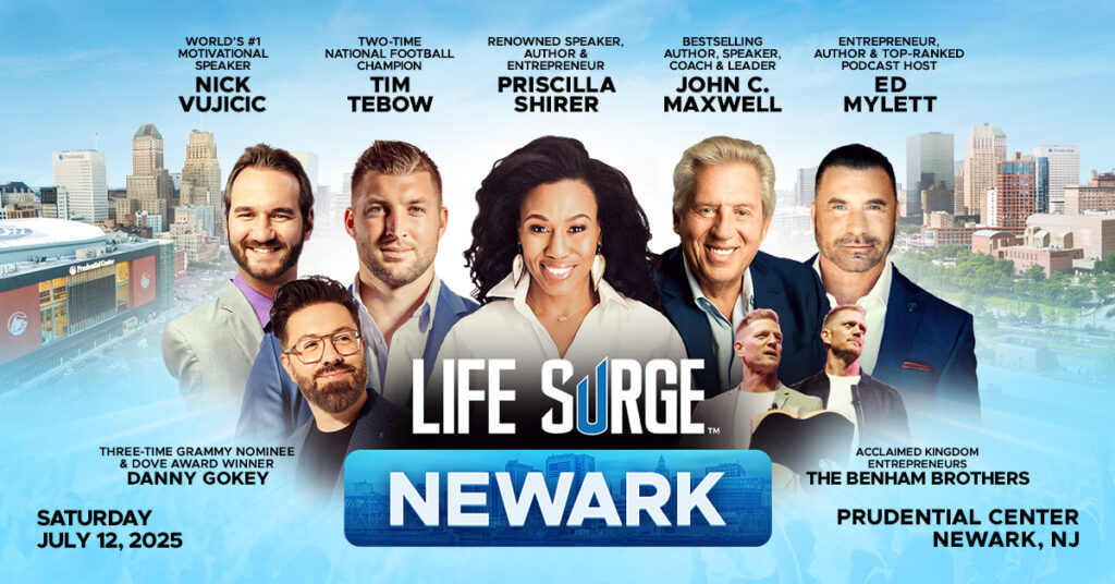 Life Surge Newark Event featuring top Christian Speakers
