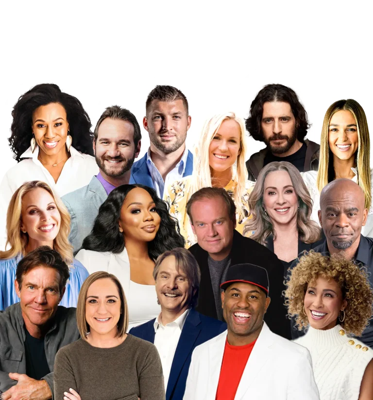 Collage of Life Surge Top Christian Speakers