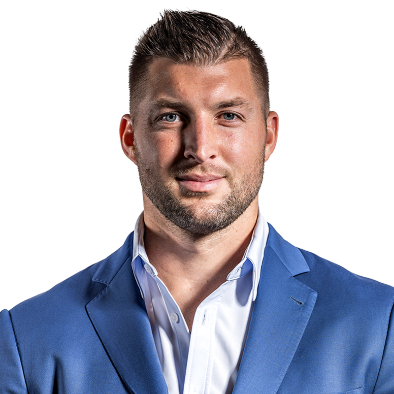 Click to reveal Tim Tebow's short bio in a lightbox