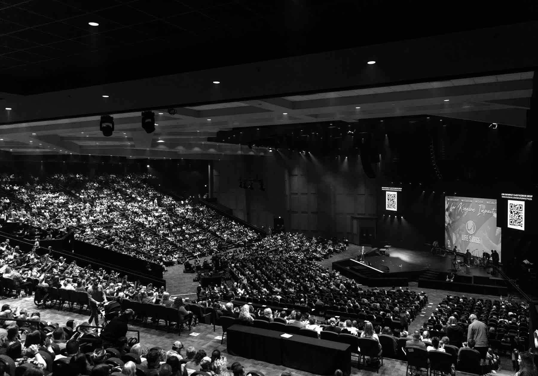 Crowd at a Life Surge event