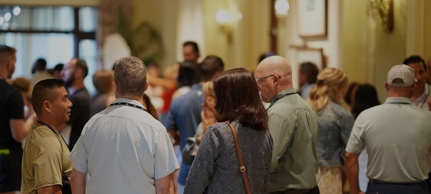 Attendees connecting with each other at a Life Surge event