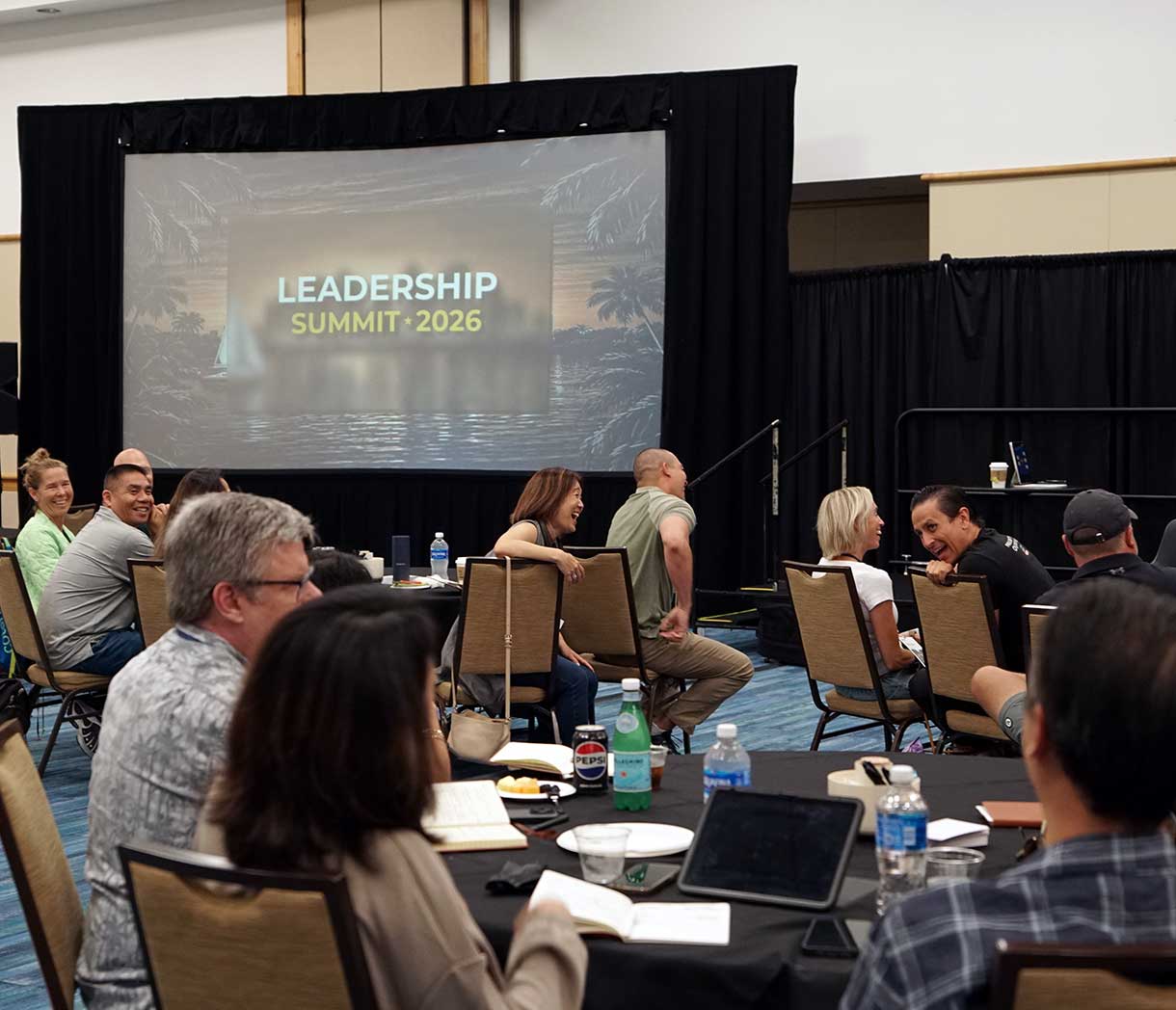 Small group session at a Leadership Summit