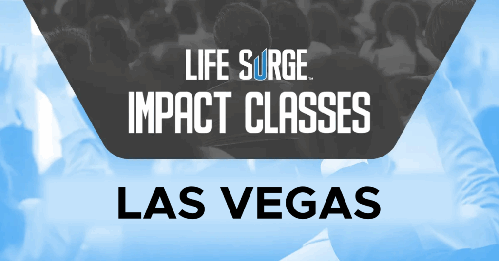 Life Surge Impact Classes Las Vegas Promotional Graphic