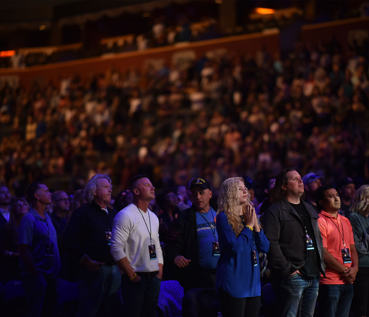 Attendees at a Life Surge event